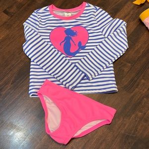 Mermaid Rashguard Bikini Swimsuit